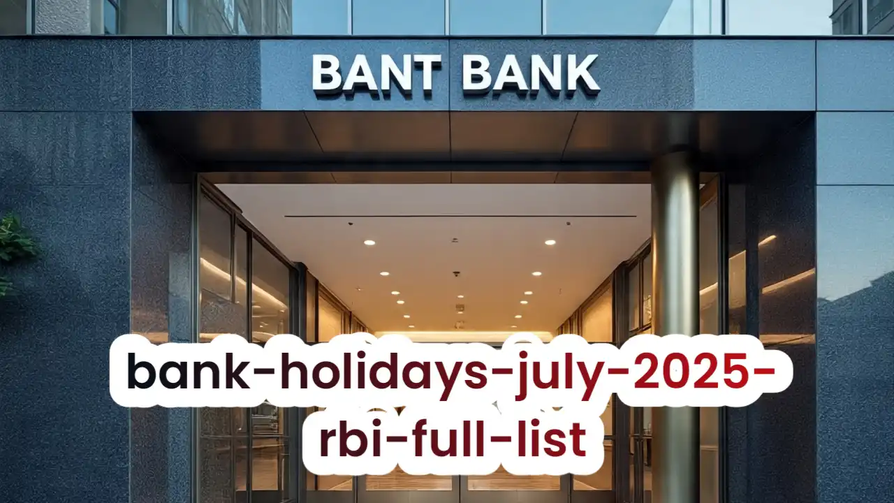 bank holidays july 2025 rbi full list