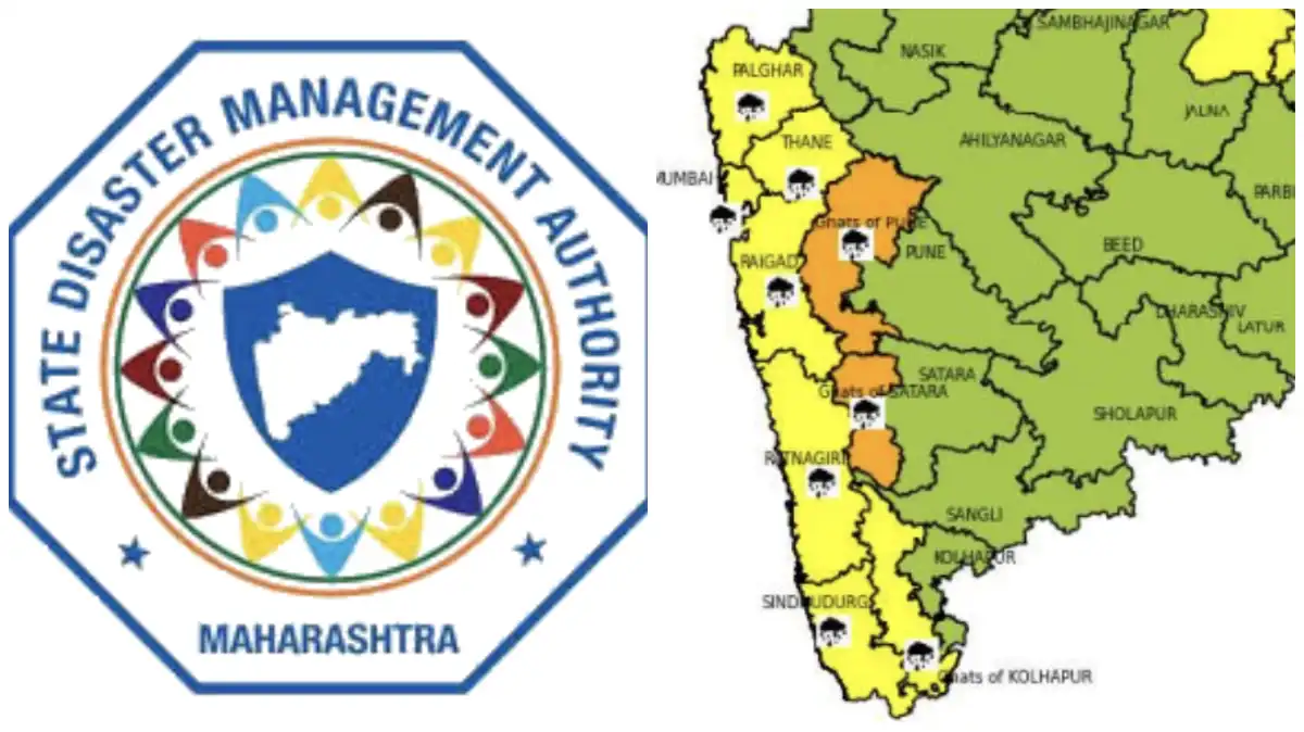 maharashtra rain high wave landslide alert 2025